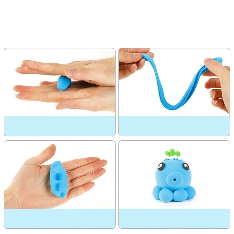 PIANKOLINA MASA PLASTYCZNA EDUKACYJNA SENSORYCZNA PLASTELINA 36 SZTUK