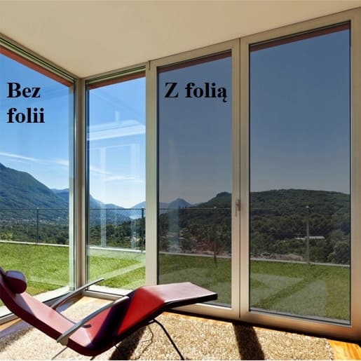 LuxMirror - Folia lustro Weneckie na okno