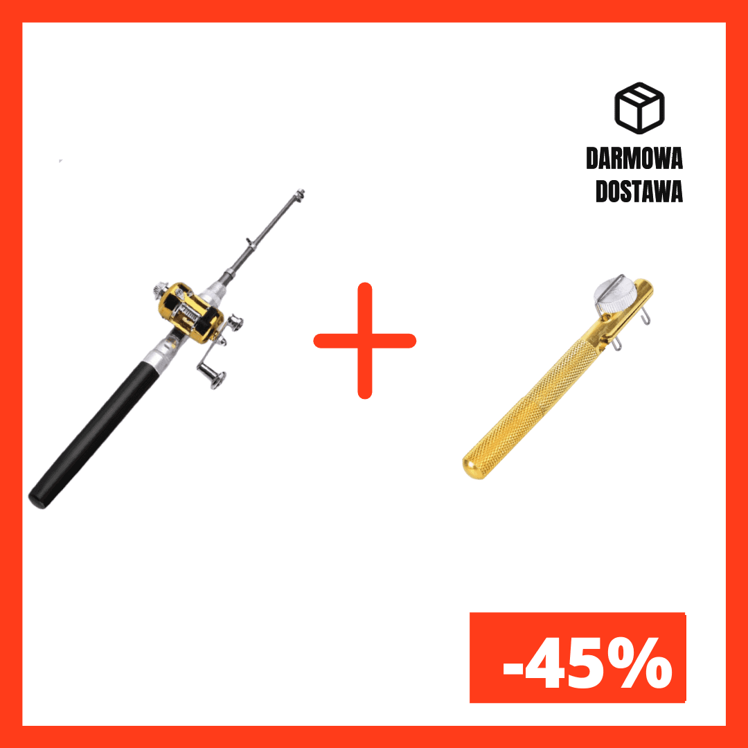 Nano wędka + wiązarka haczyków